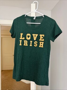 Green 'LOVE IRISH' Graphic Tee
